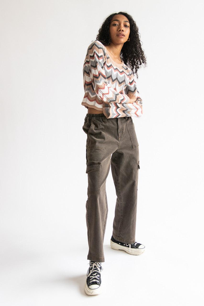 Chevron Stitch Pullover Product Image