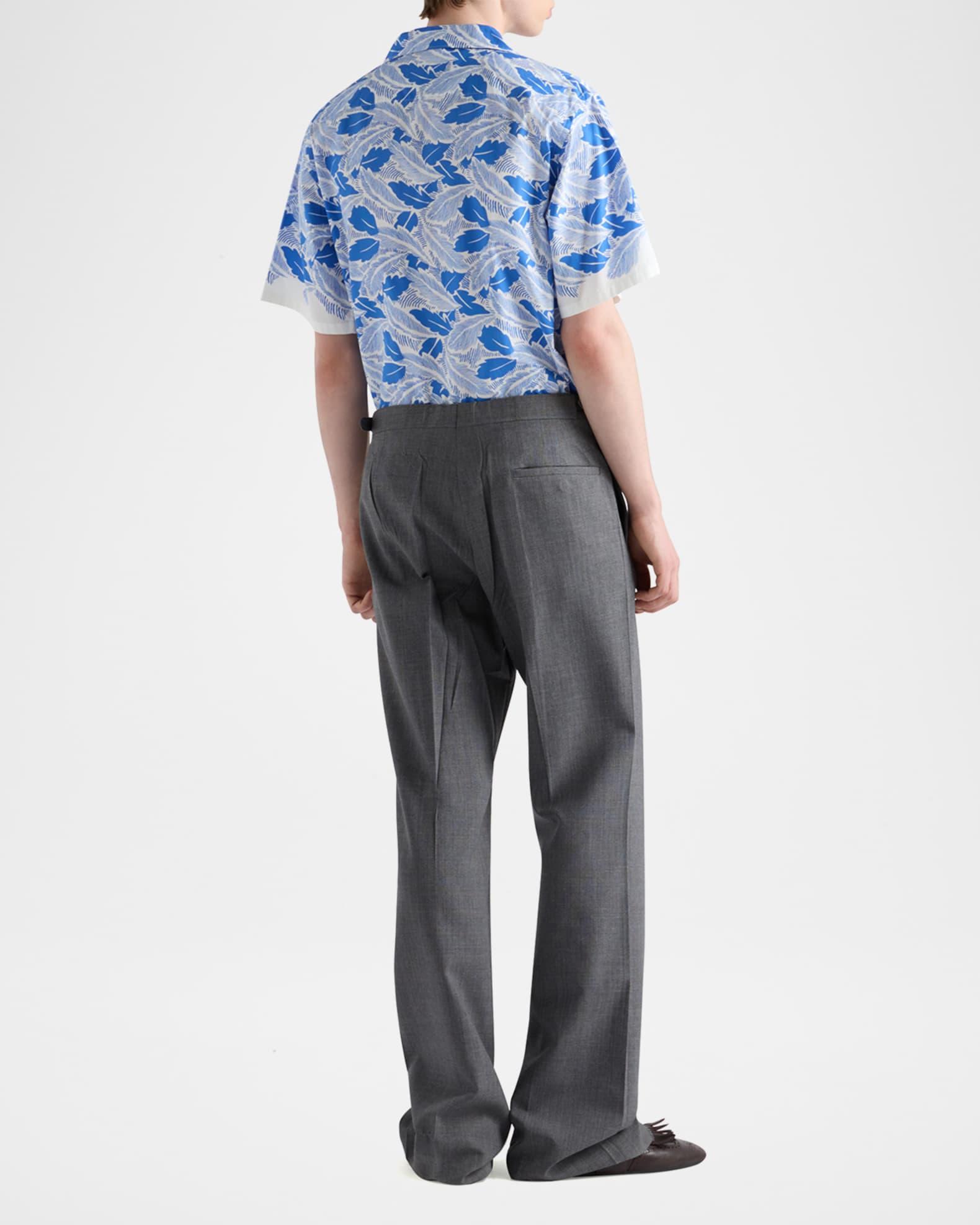 Men's Printed Bowling Shirt Product Image