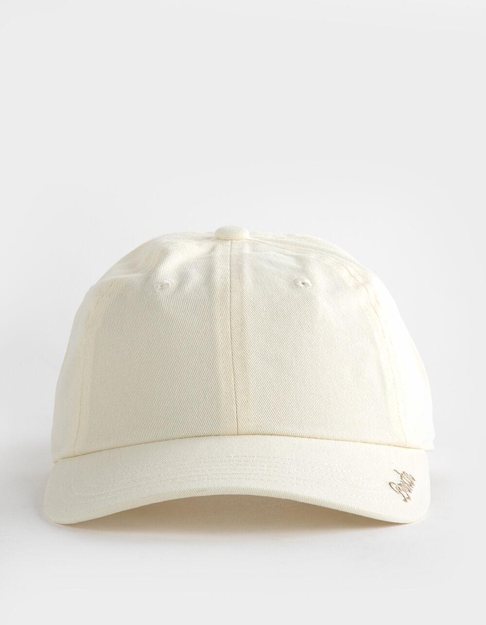 BRIXTON Script LP Womens Strapback Hat - IVORY Product Image