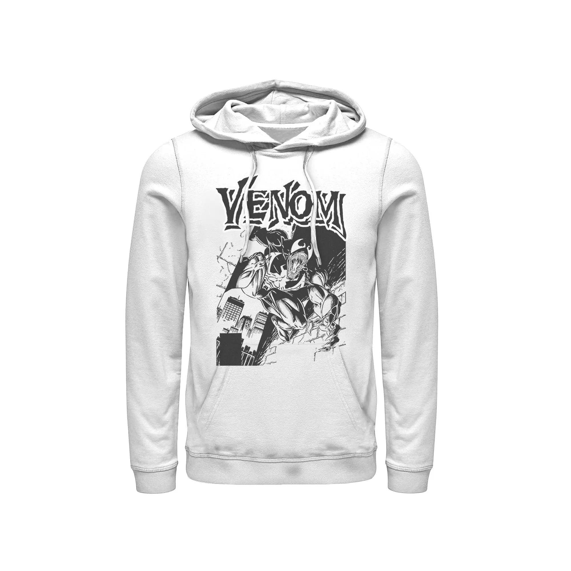 Men's Marvel Venom Street Cover Comic Illustration Graphic Hoodie,  Product Image