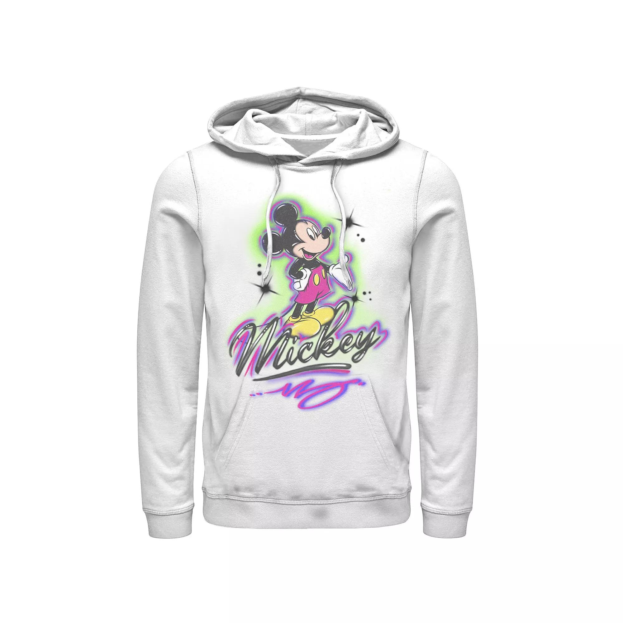 Disney's Mickey And Friends Mickey Mouse Men's Airbrush Portrait Hoodie,  Product Image