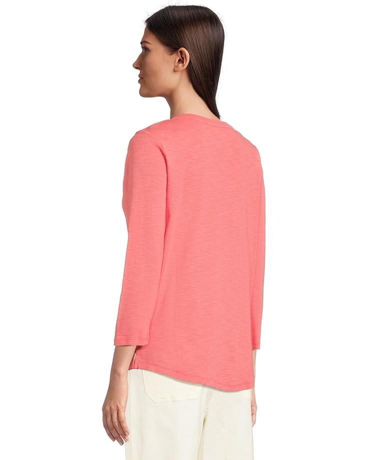 Women's Tommy Bahama Ashby Isles Rib 3/4 Sleeve Scoop Product Image