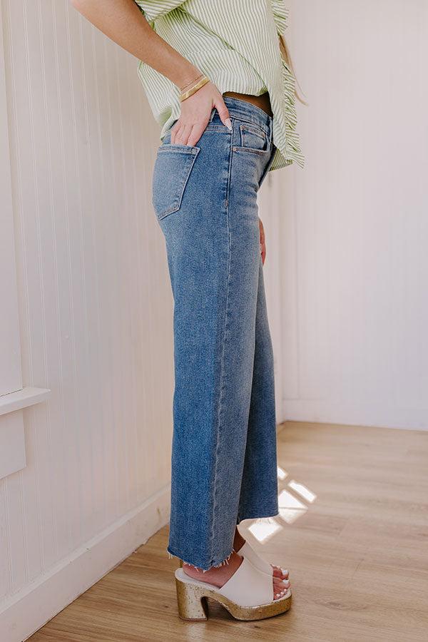RISEN Alani Midrise Wide Leg Jean Product Image