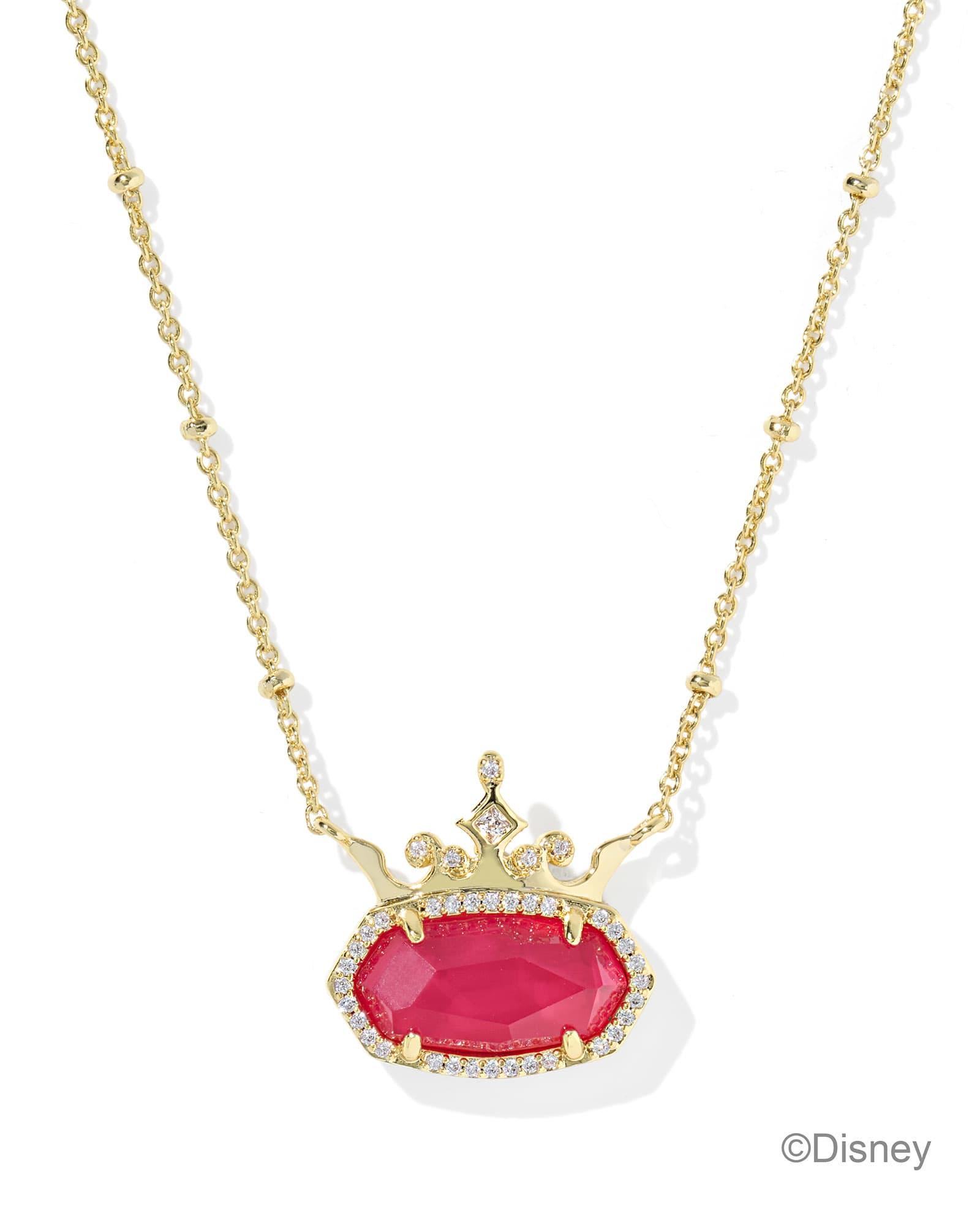 Disney | Kendra Scott Elisa Princess Gold Short Pendant Necklace Product Image