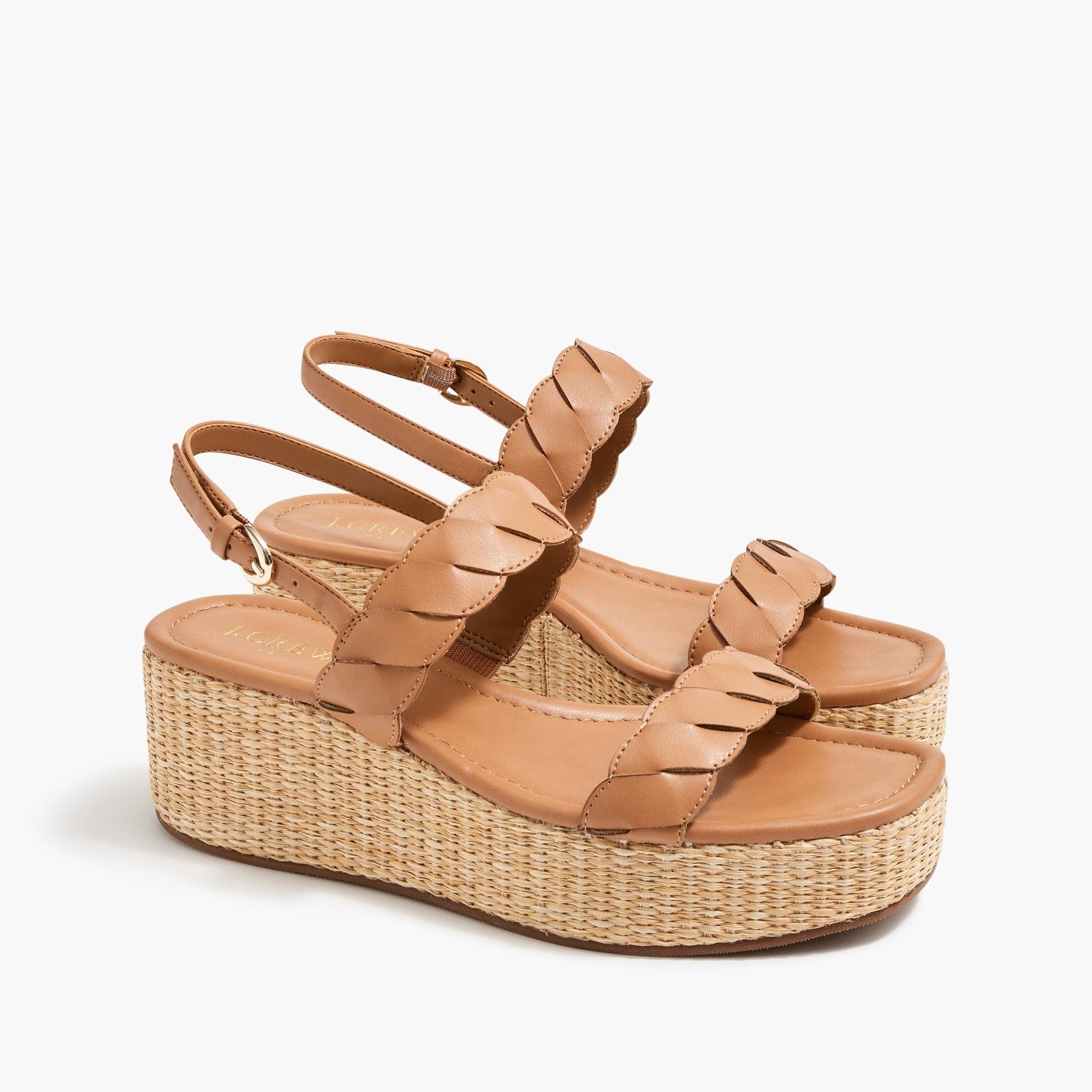Braided wedge sandals Product Image