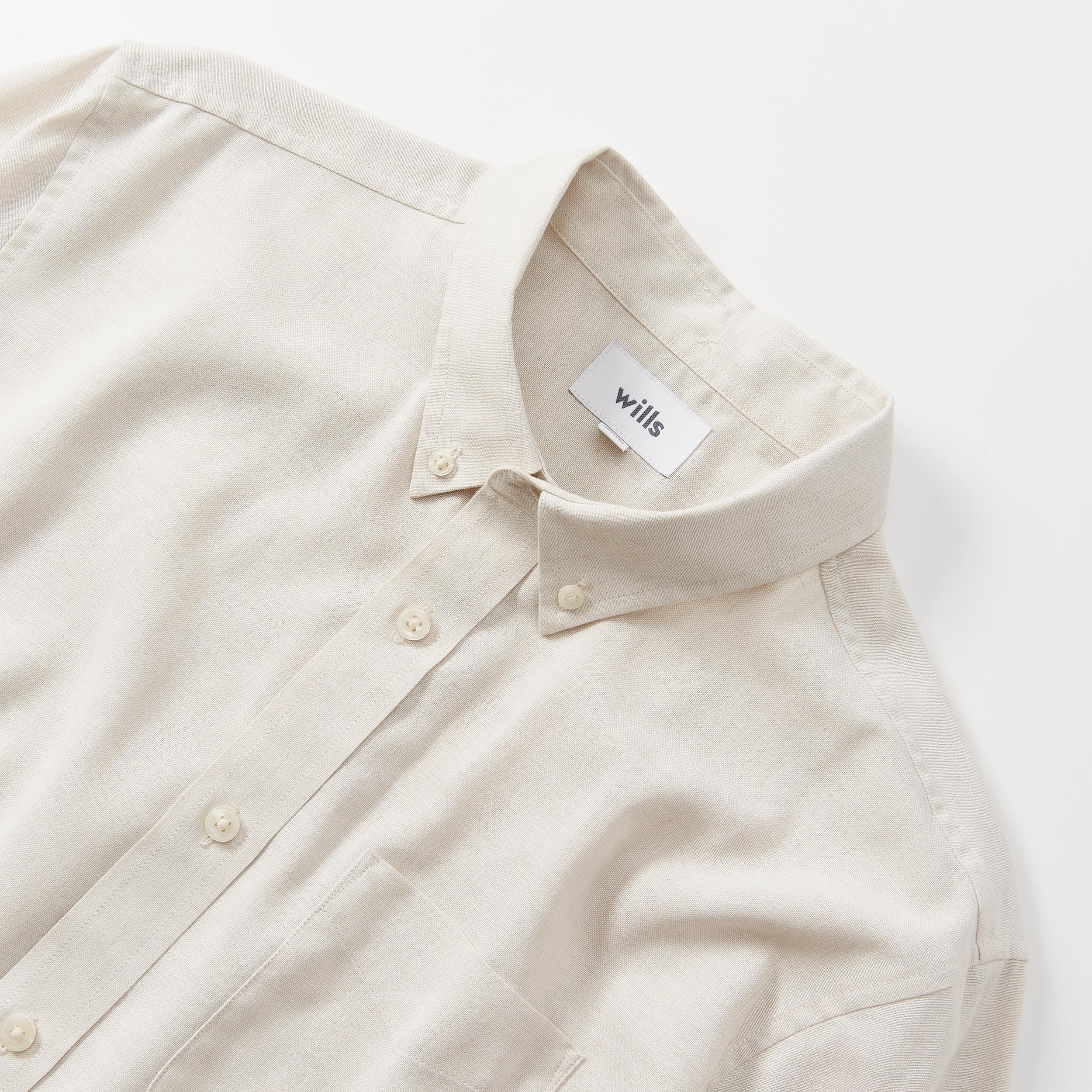 Wrinkle-Free Linen Long Sleeve Shirt Product Image