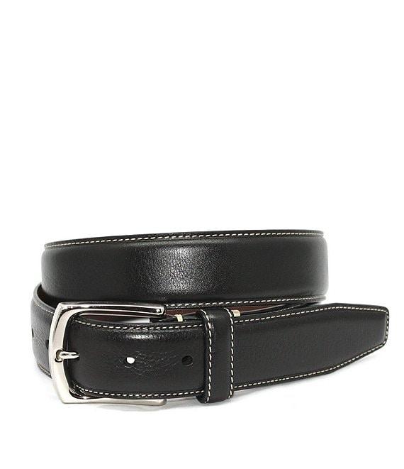 Torino Leather Company Stitched Edge Italian Leather Belt Product Image