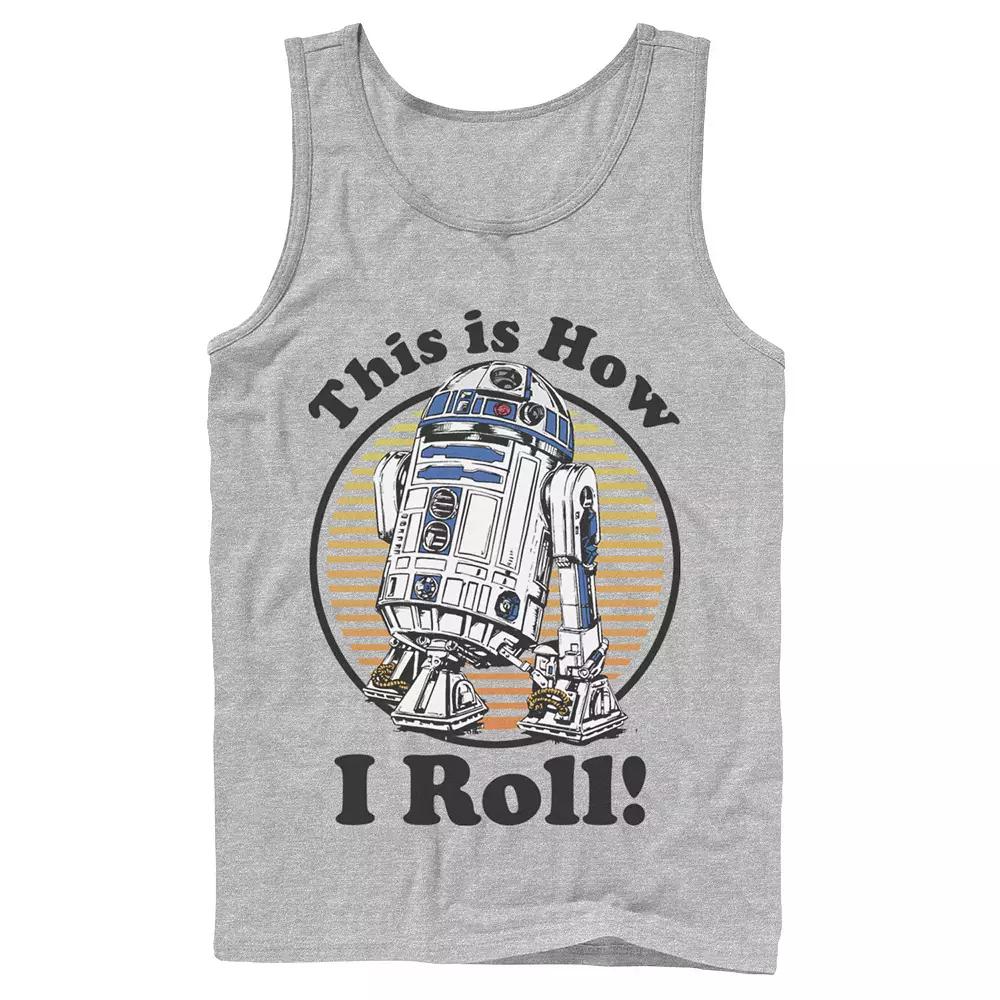 Men's Star Wars C-3PO R2-D2 Besties Badge Tank Top,  Product Image