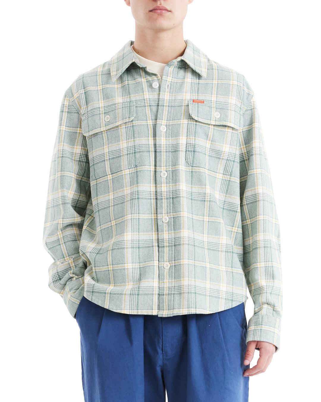 Vacay Check Shirt - Tendril Green Product Image