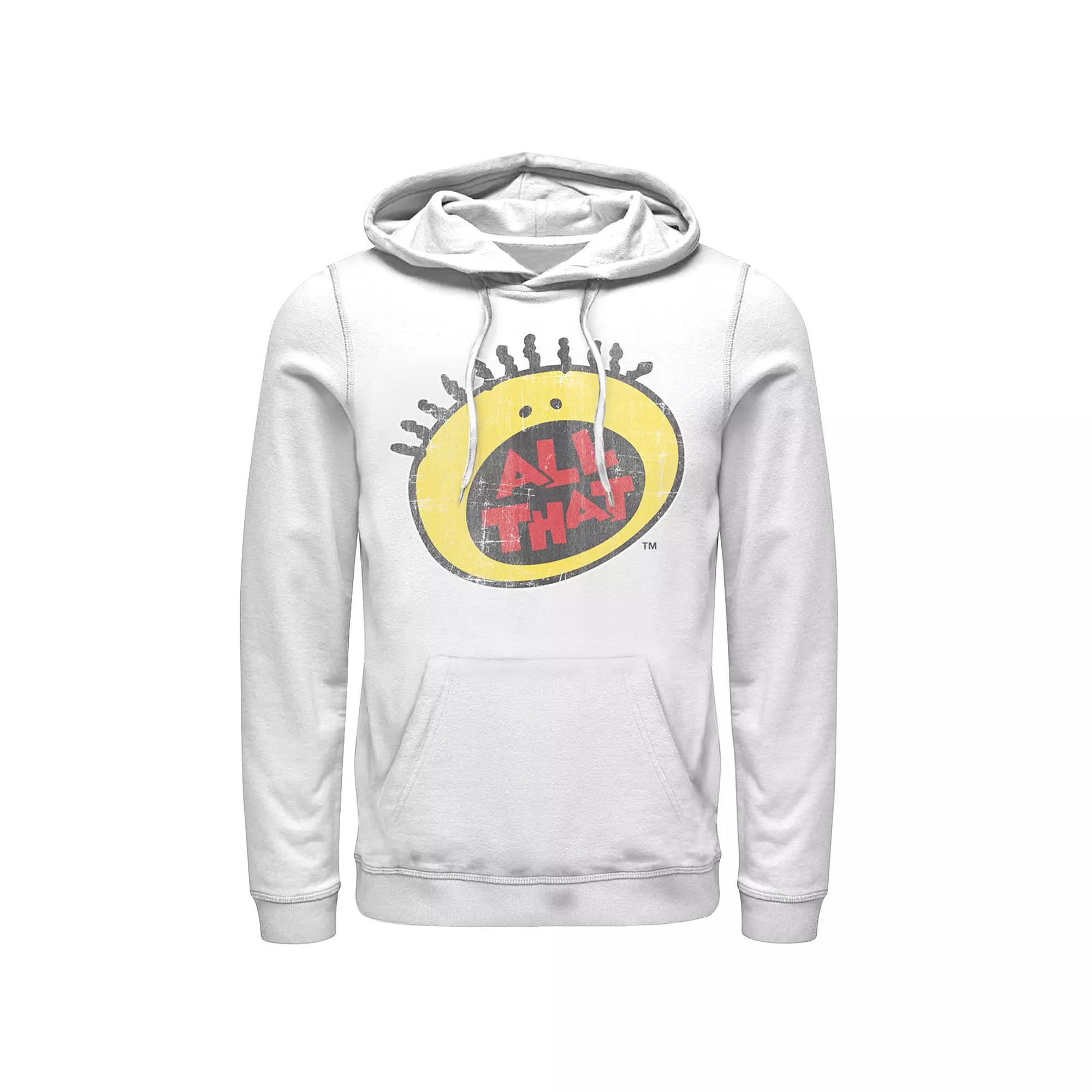 Men's Marvel Venom Logo White Simple Text Graphic Hoodie,  Product Image