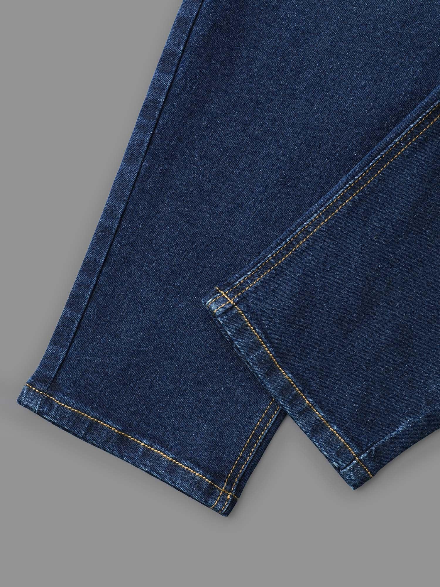 Elastic Waist Mid Rise Skinny Jeans Female Product Image