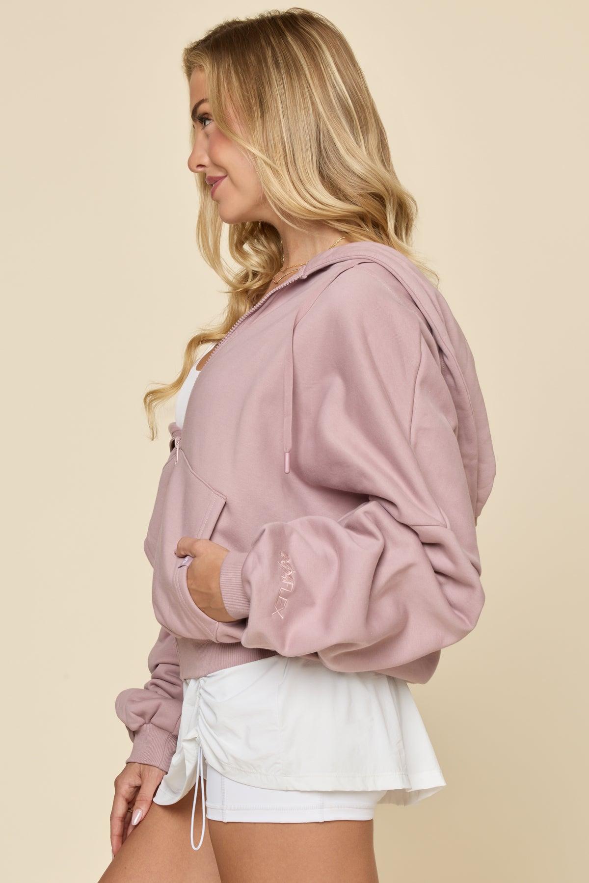 Zip Cloud Hoodie - Ivory Product Image