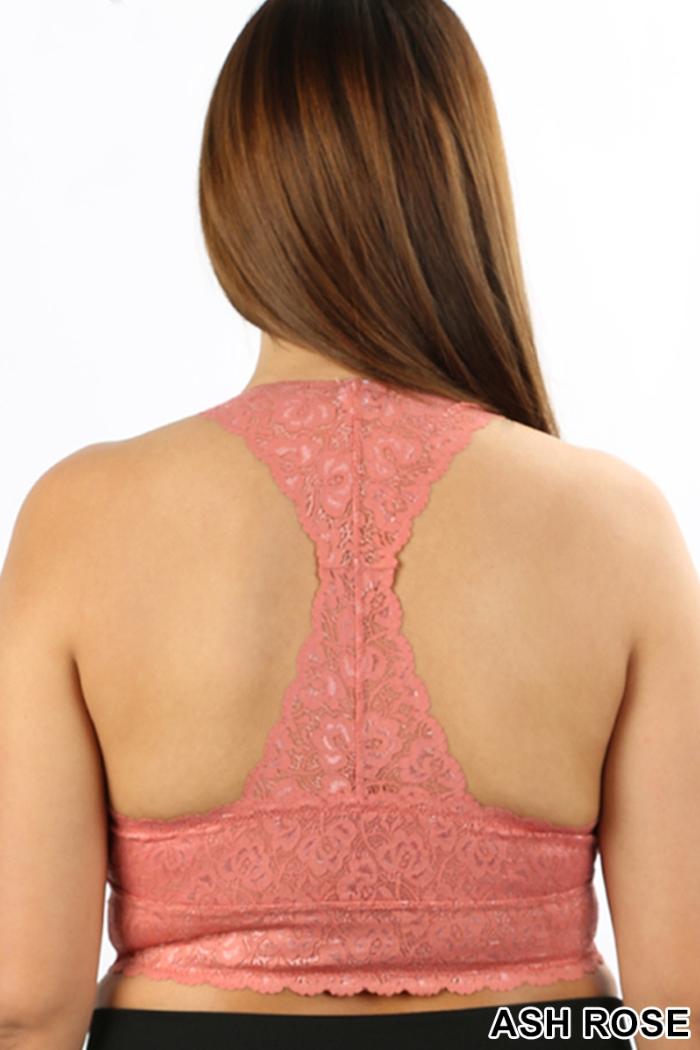 Plus Sized Stretch Lace Bra Product Image
