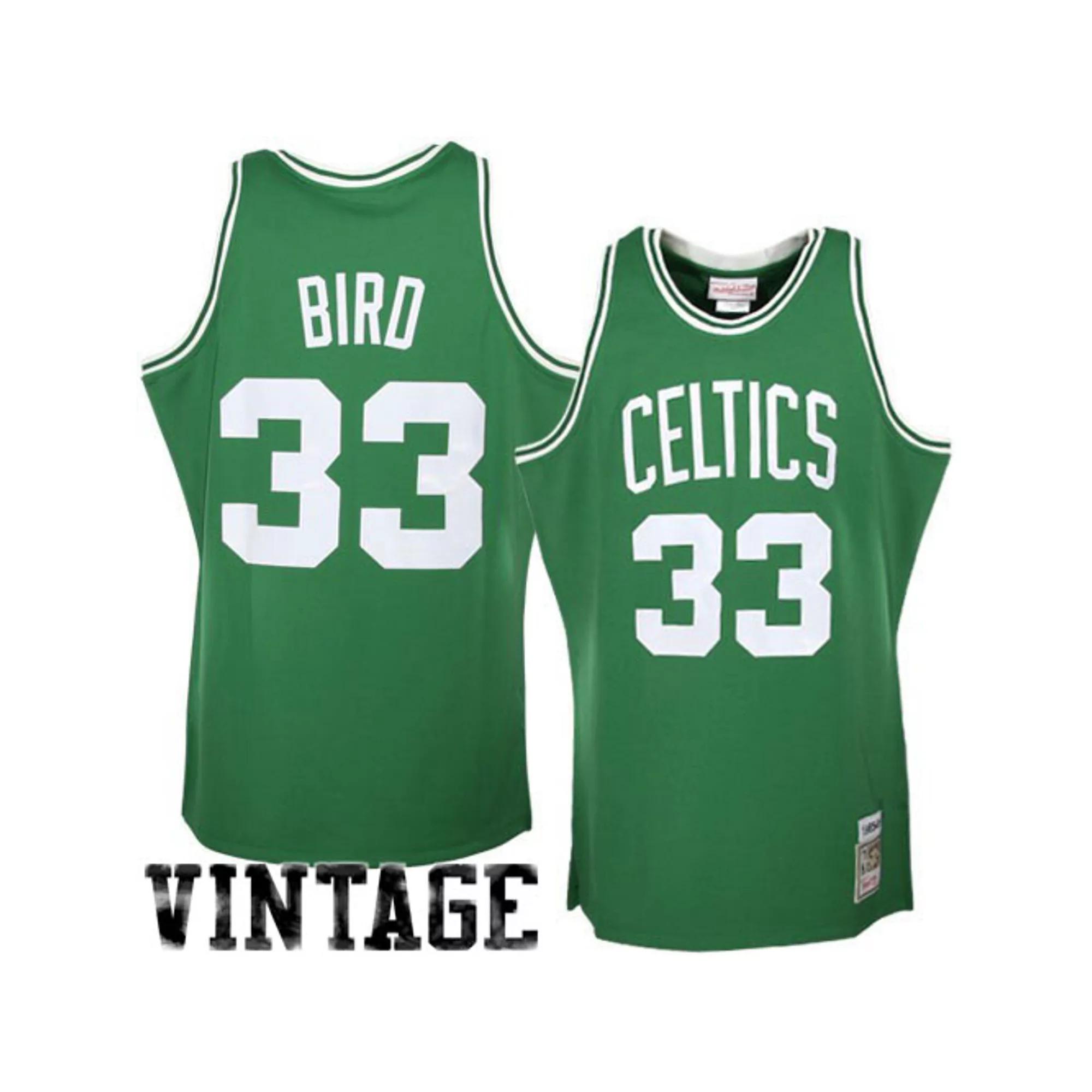 Men's Mitchell & Ness Larry Bird Kelly Green Boston Celtics 1985/86 Hardwood Classics Authentic Jersey,  Product Image