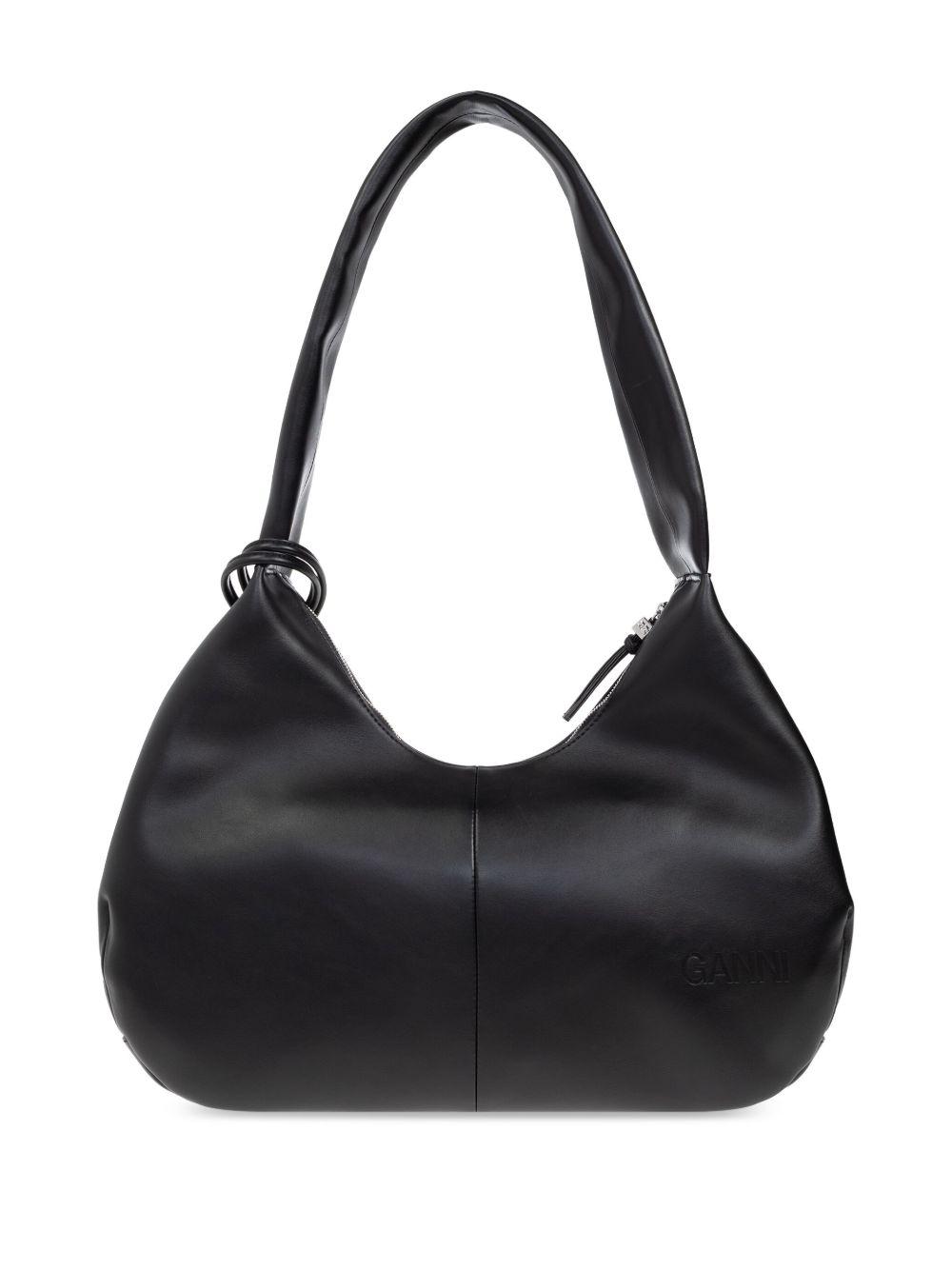 tonal-logo plaque shoulder bag  Product Image