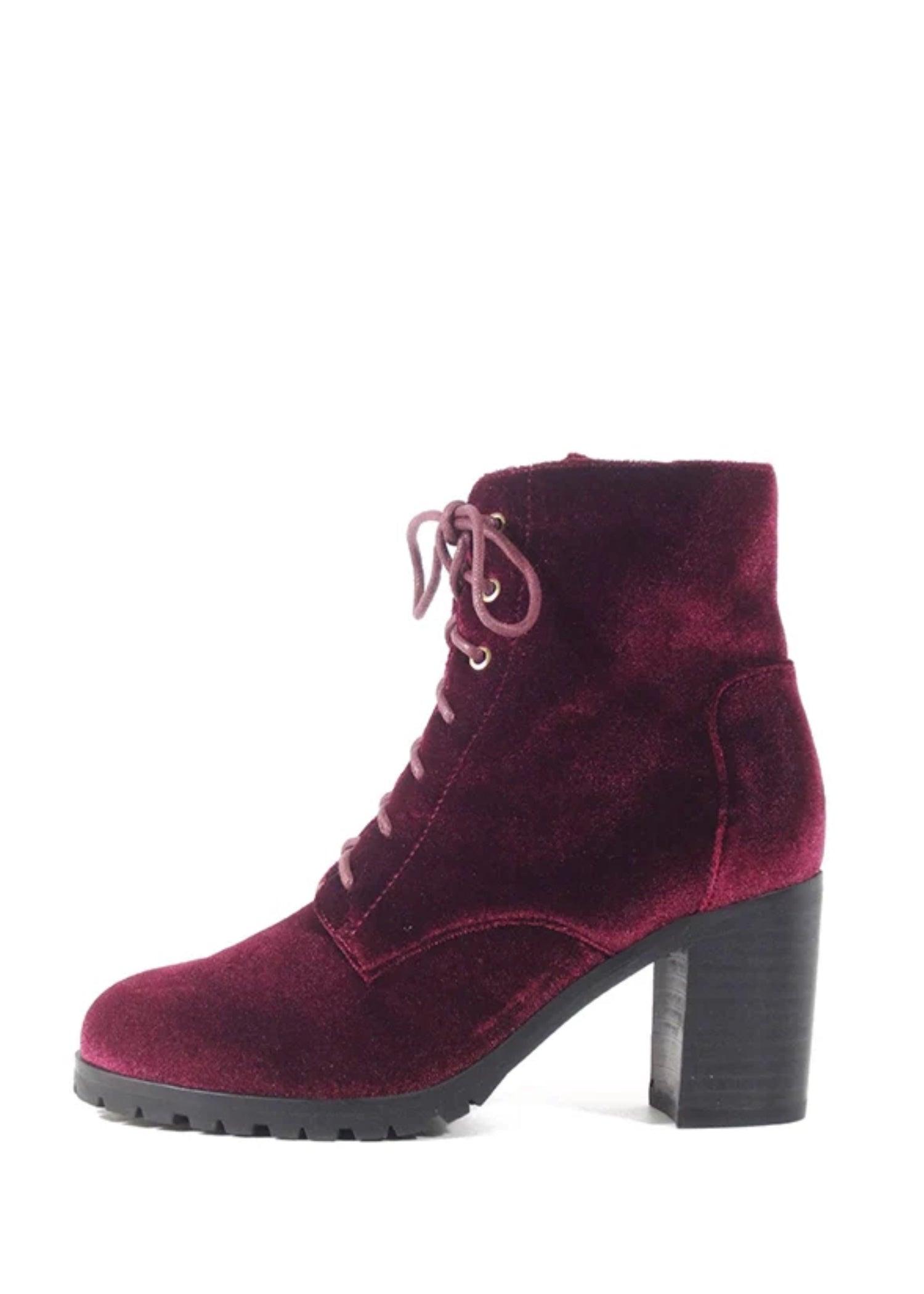 Timothy Velvet Booties Product Image