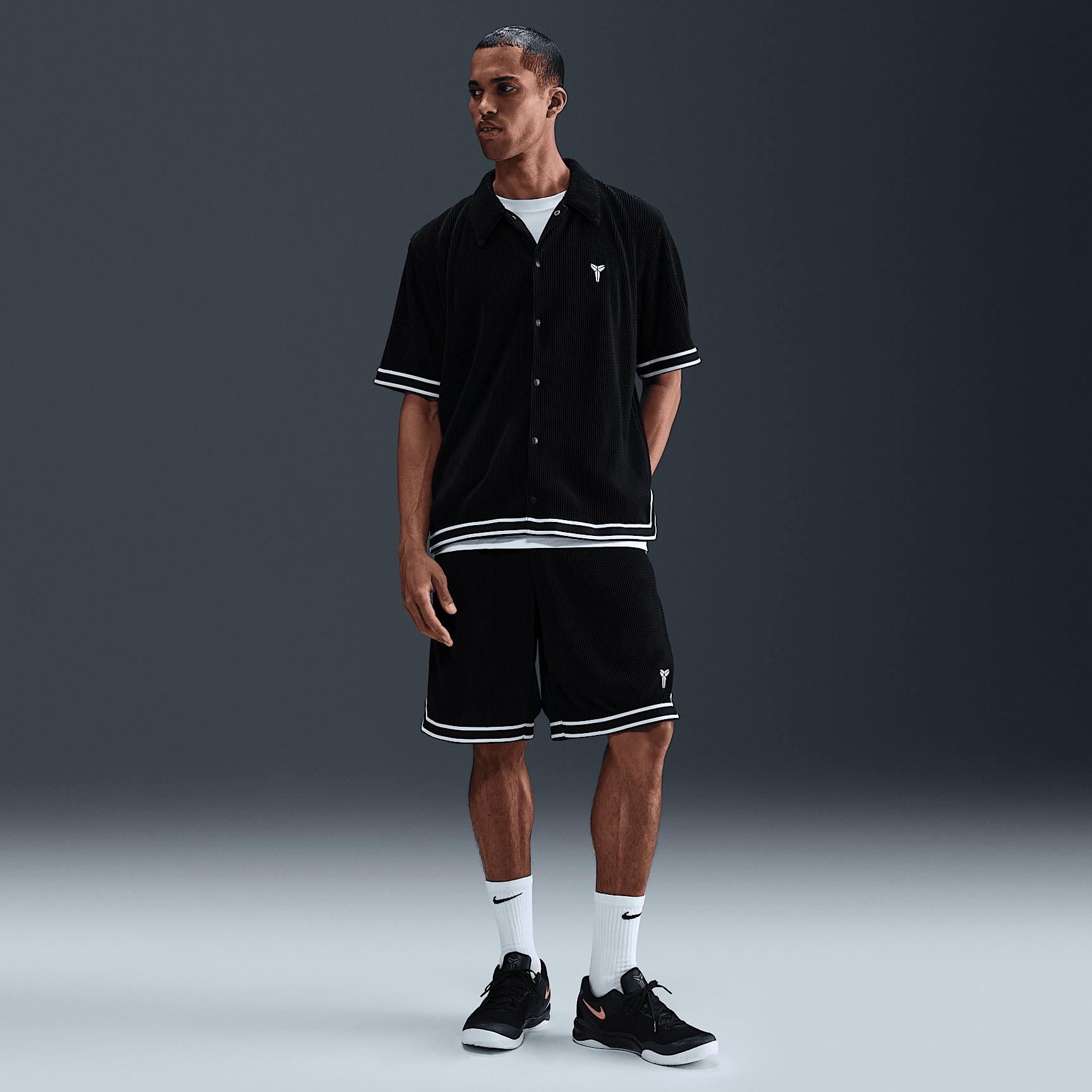 Kobe Men's Pleated Short-Sleeve Basketball Top Product Image