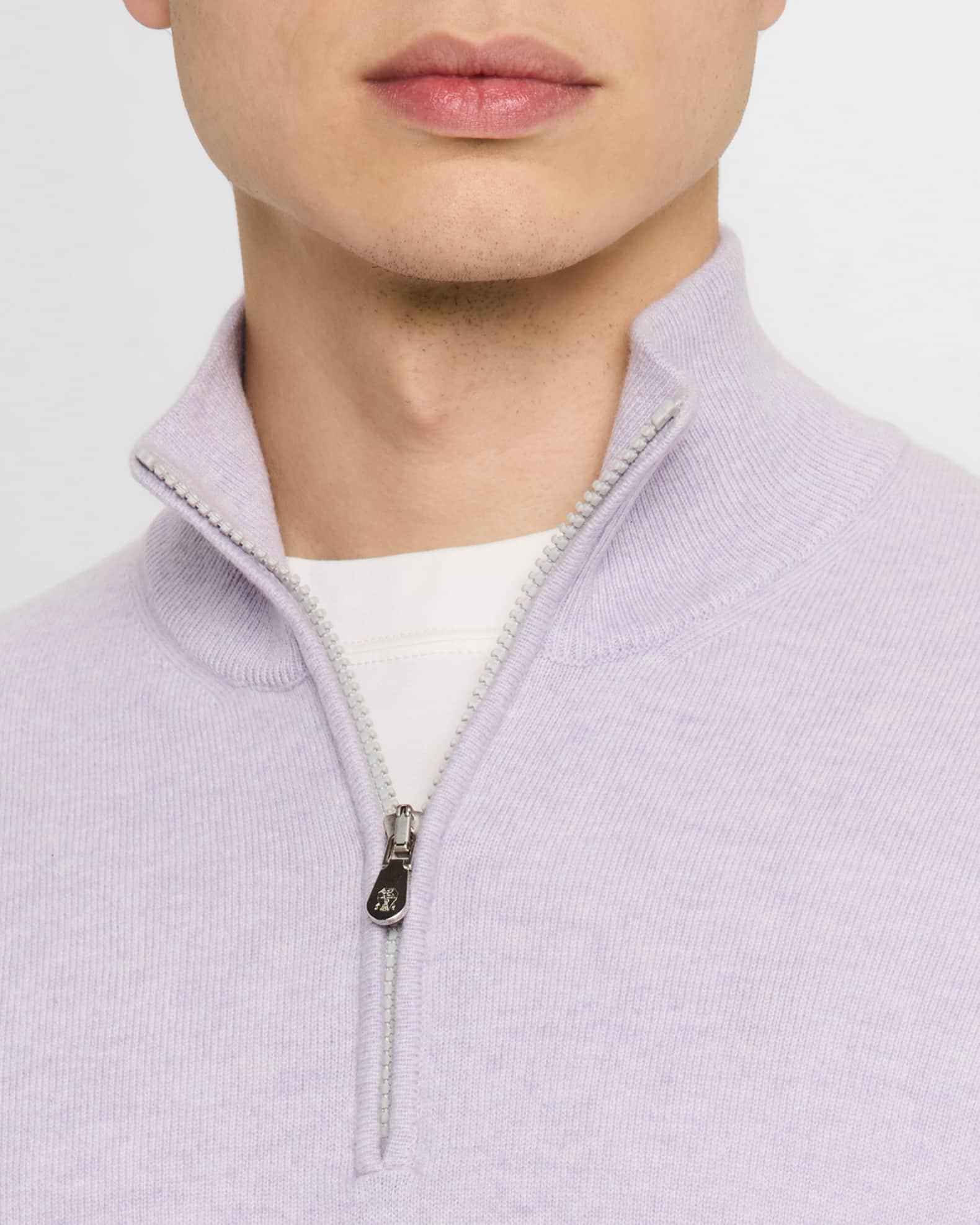 Men's Cashmere Half-Zip Sweater Product Image