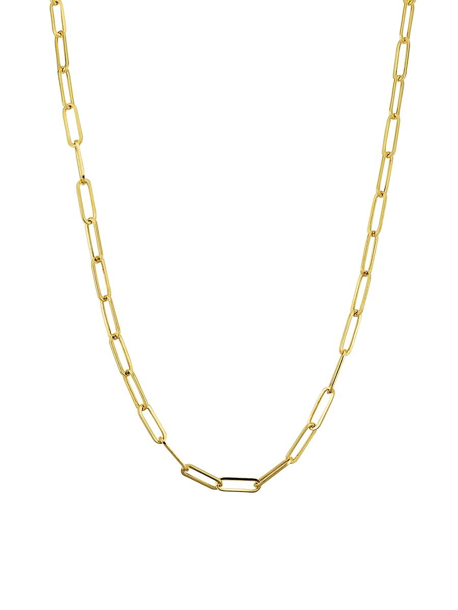 Womens 14K Yellow Gold Venice Link Choker Product Image