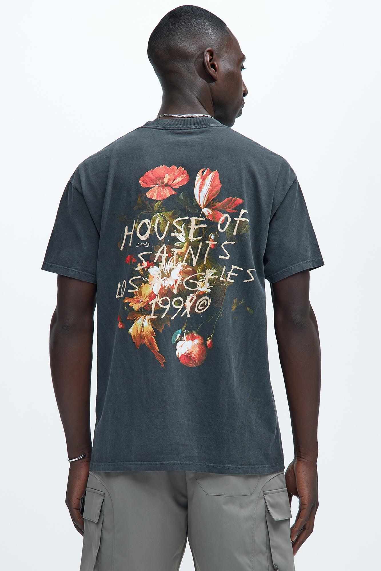 House Of Saints LA Short Sleeve Tee - Black Product Image