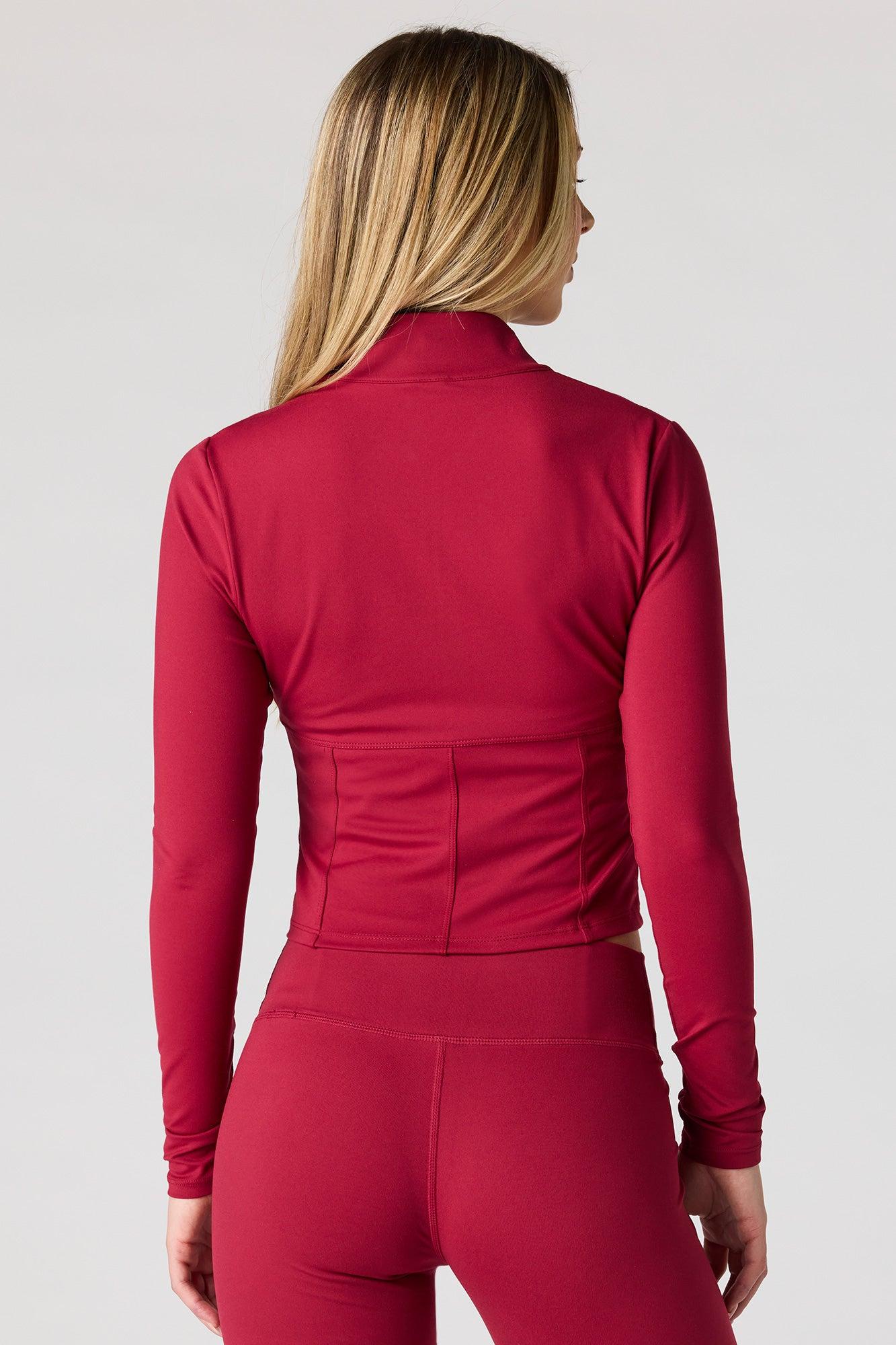 Active High Density 2-Way Zip Corset Jacket Female Product Image