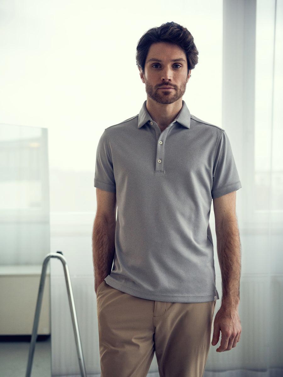Men's Apollo Polo - Grey Heather (MPS) Male Product Image