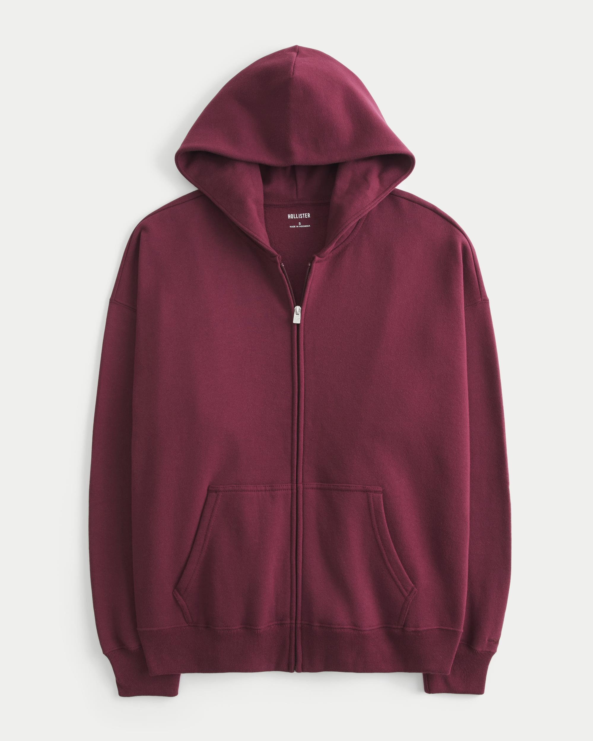Oversized Zip-Up Hoodie Product Image