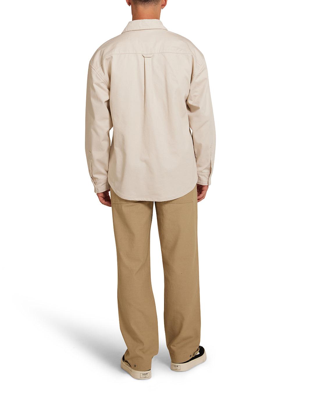 Frizell Twill Shirt - Dirty White Product Image