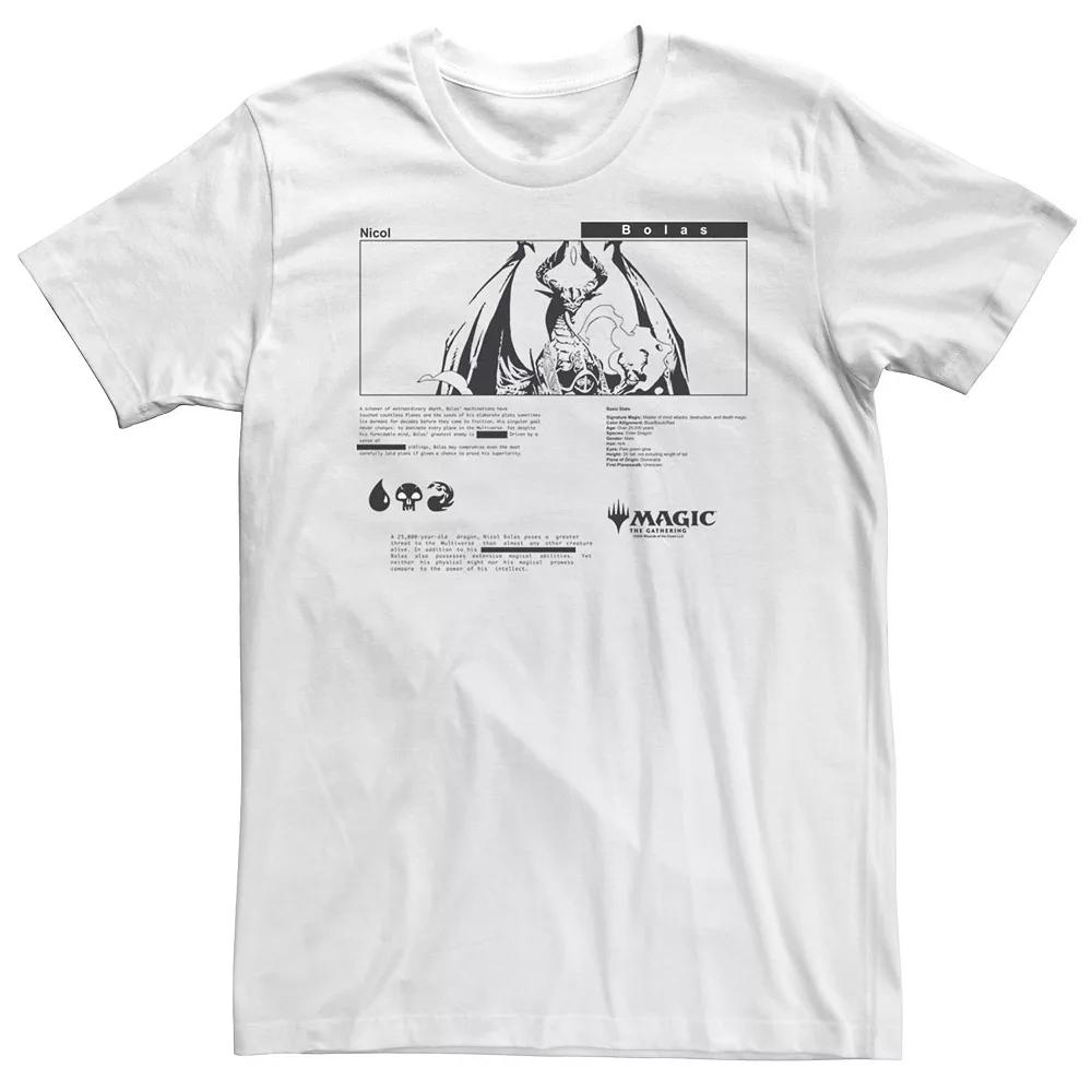 Big & Tall Magic: The Gathering Nicol Bolas Street Inspired Tee, Men's,  Product Image