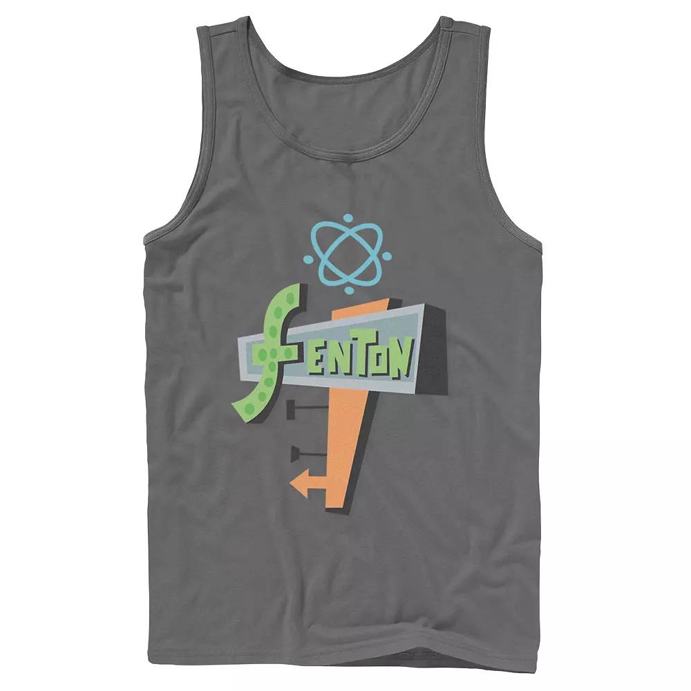 Mens Nickelodeon Danny Phantom Fenton Science Logo Tank Top, Men's,  Product Image