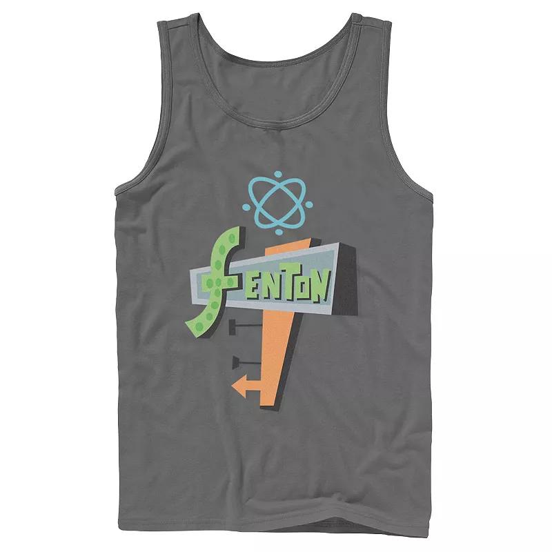 Mens Nickelodeon Danny Phantom Fenton Science Logo Tank Top, Men's,  Product Image