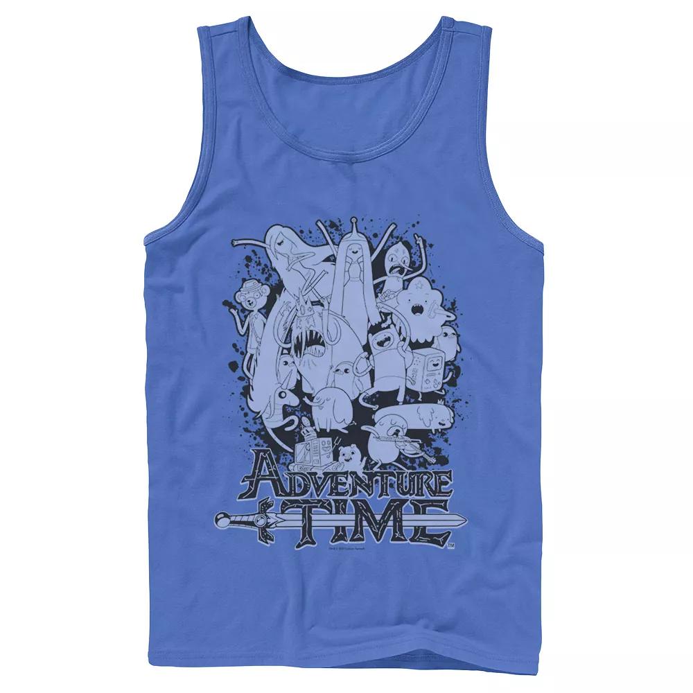 Men's Cartoon Network Adventure Time Splash Tank Top,  Product Image