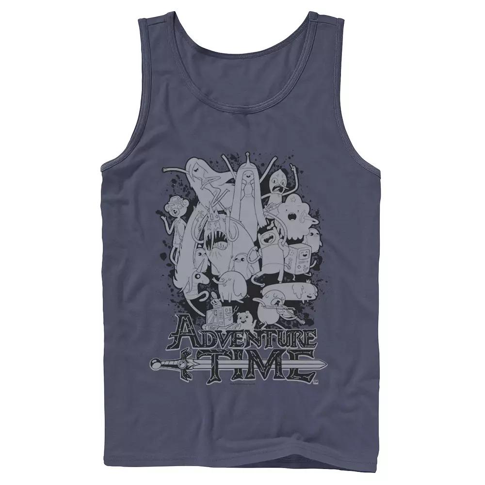 Men's Cartoon Network Adventure Time Splash Tank Top,  Product Image