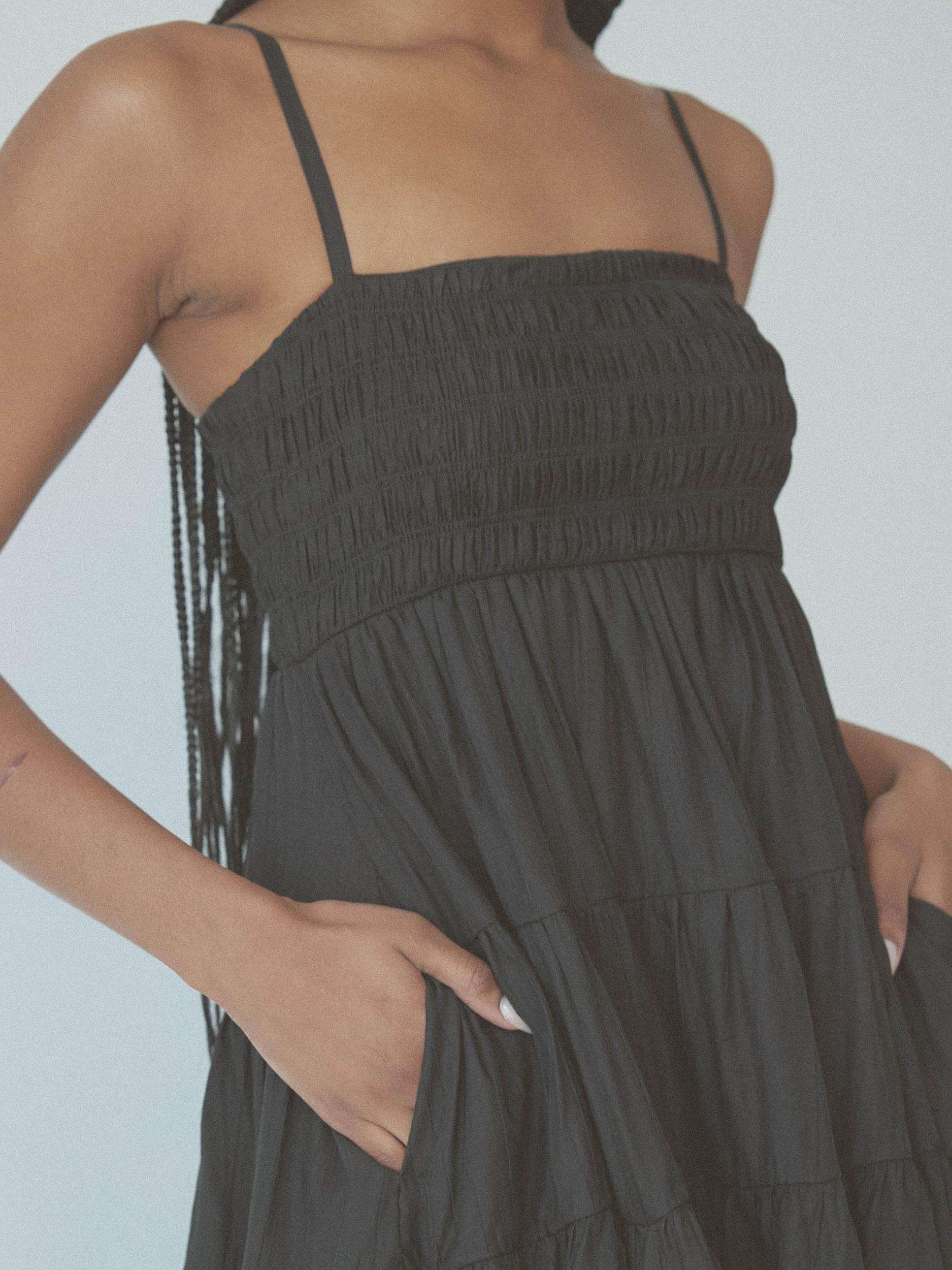 Tiered Mini Brami Dress Product Image