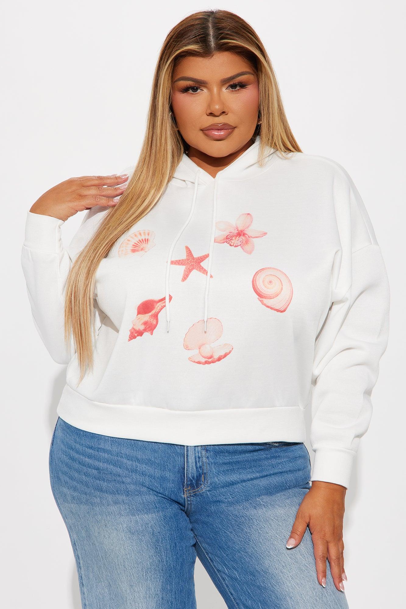 Sunkissed Shores Hoodie - Ivory Product Image