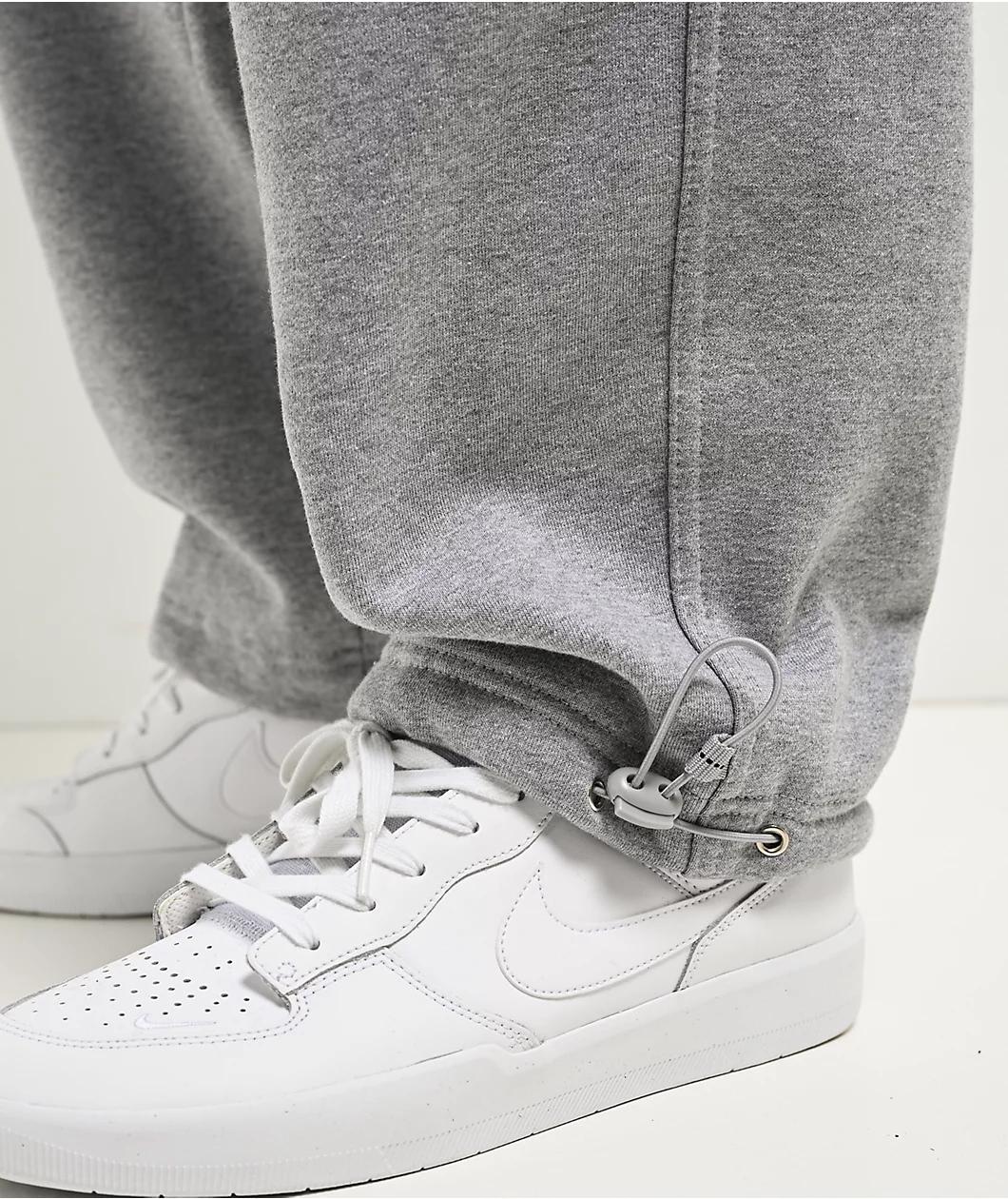Pro Club Grey Cargo Sweatpants Product Image