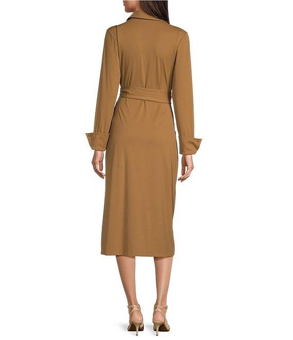 Alex Marie Adaline Jetset-Tech Super Stretch Wrap Midi Dress Product Image