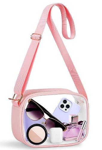 Lior Clear Bag Stadium Approved - Clear Crossbody Purse Bag, with Adjustable Shoulder Strap Product Image