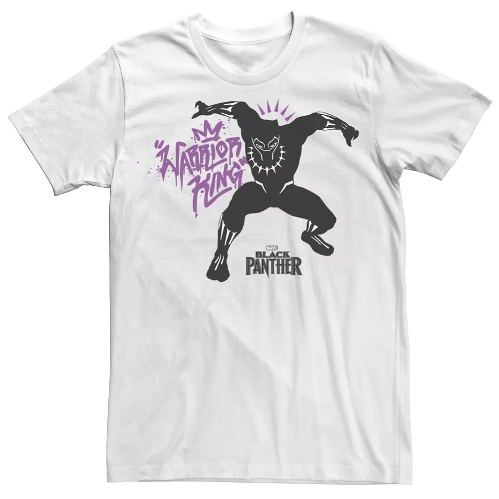 Men's Marvel Black Panther Warrior Graphic Tee, Size: Medium, White Product Image