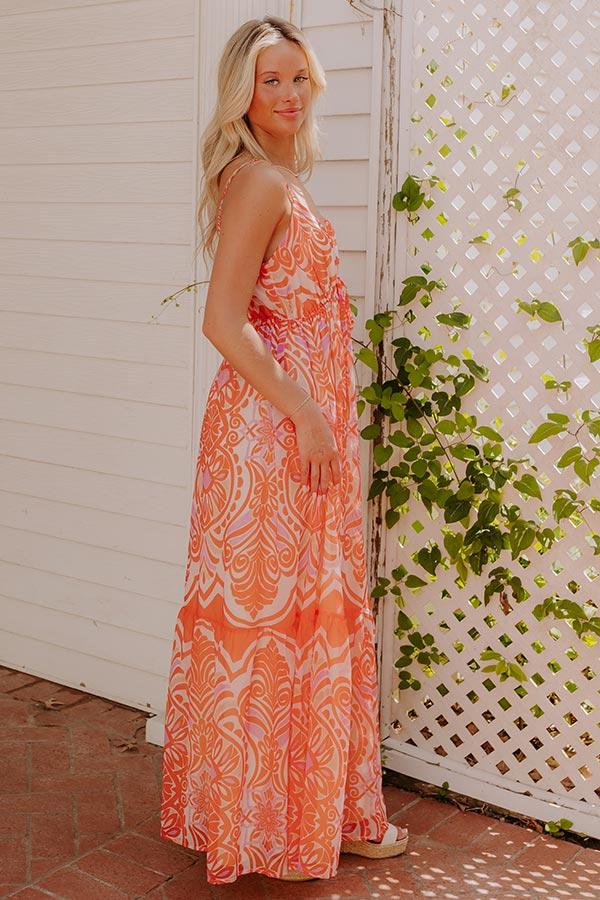 Island Petals Chiffon Maxi Dress Product Image