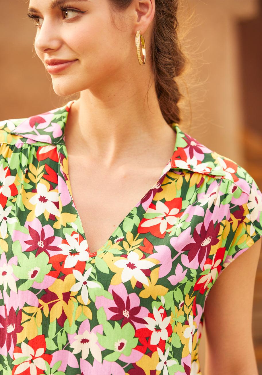 Glad You Collared Blouse Product Image