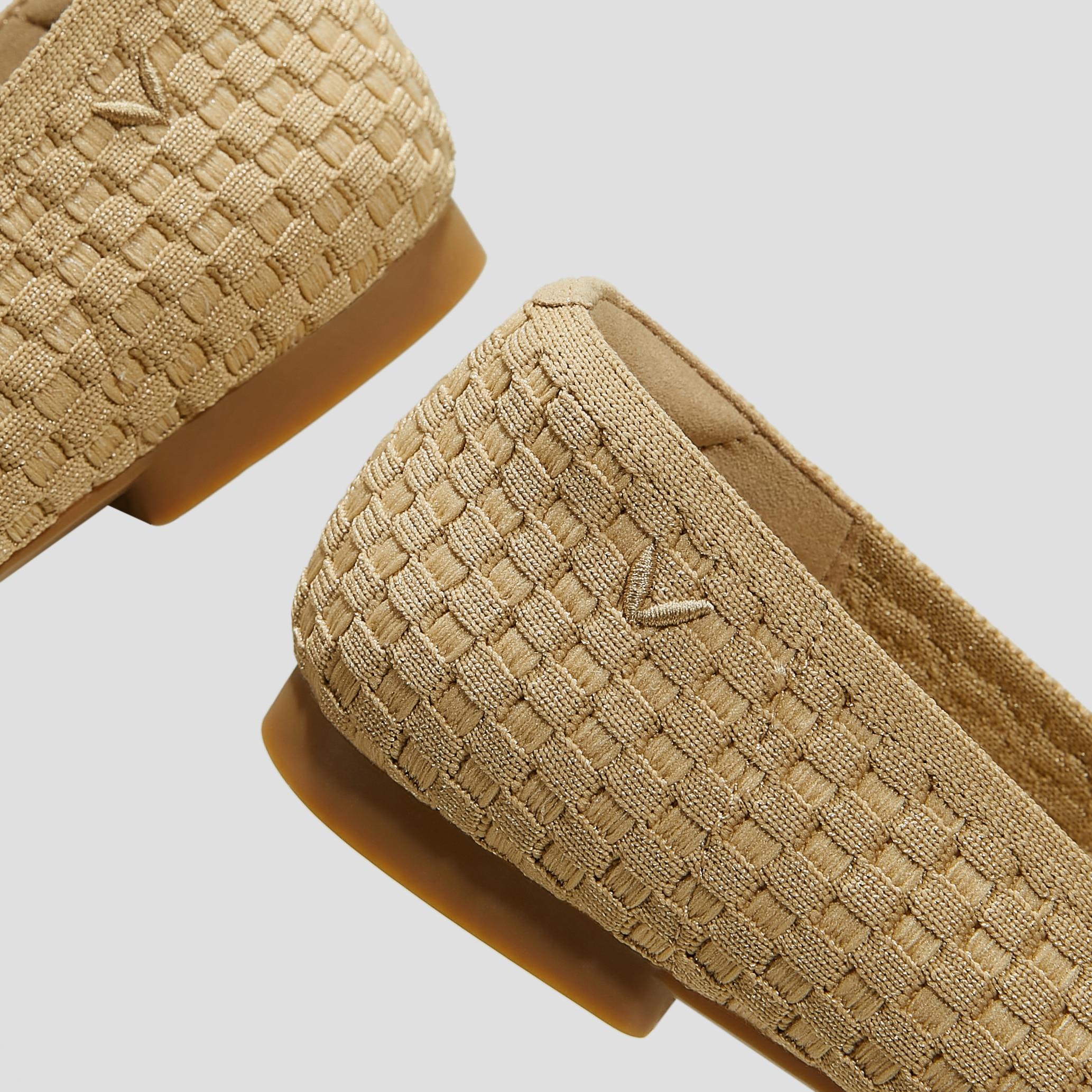 Square-Toe V-Cut Flats (Margot 2.0) Product Image