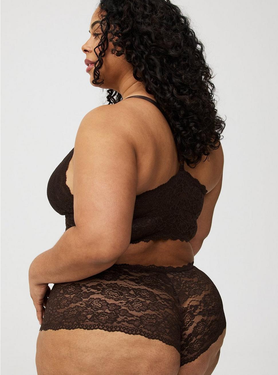 Mid-Rise Simply Lace Cheeky Panty Product Image