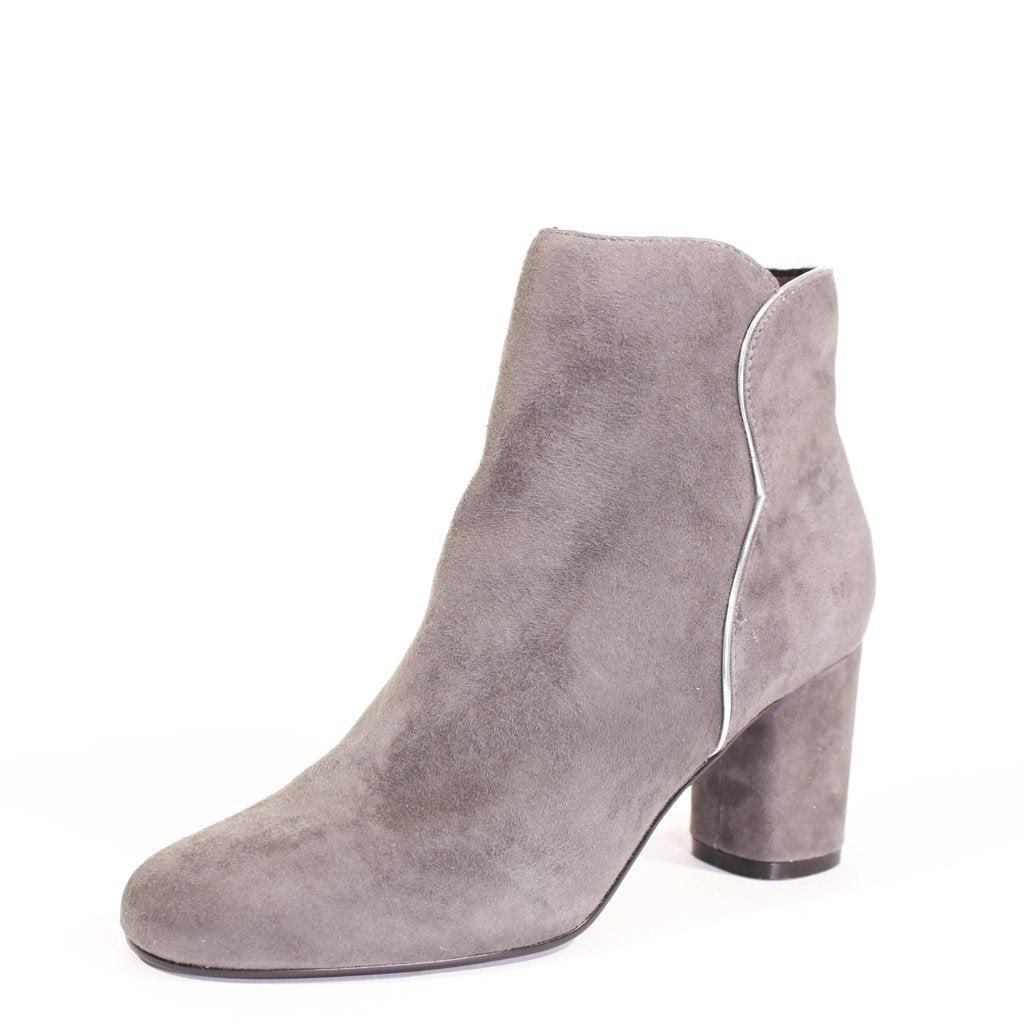 Tatiana Scallop Suede Booties Product Image