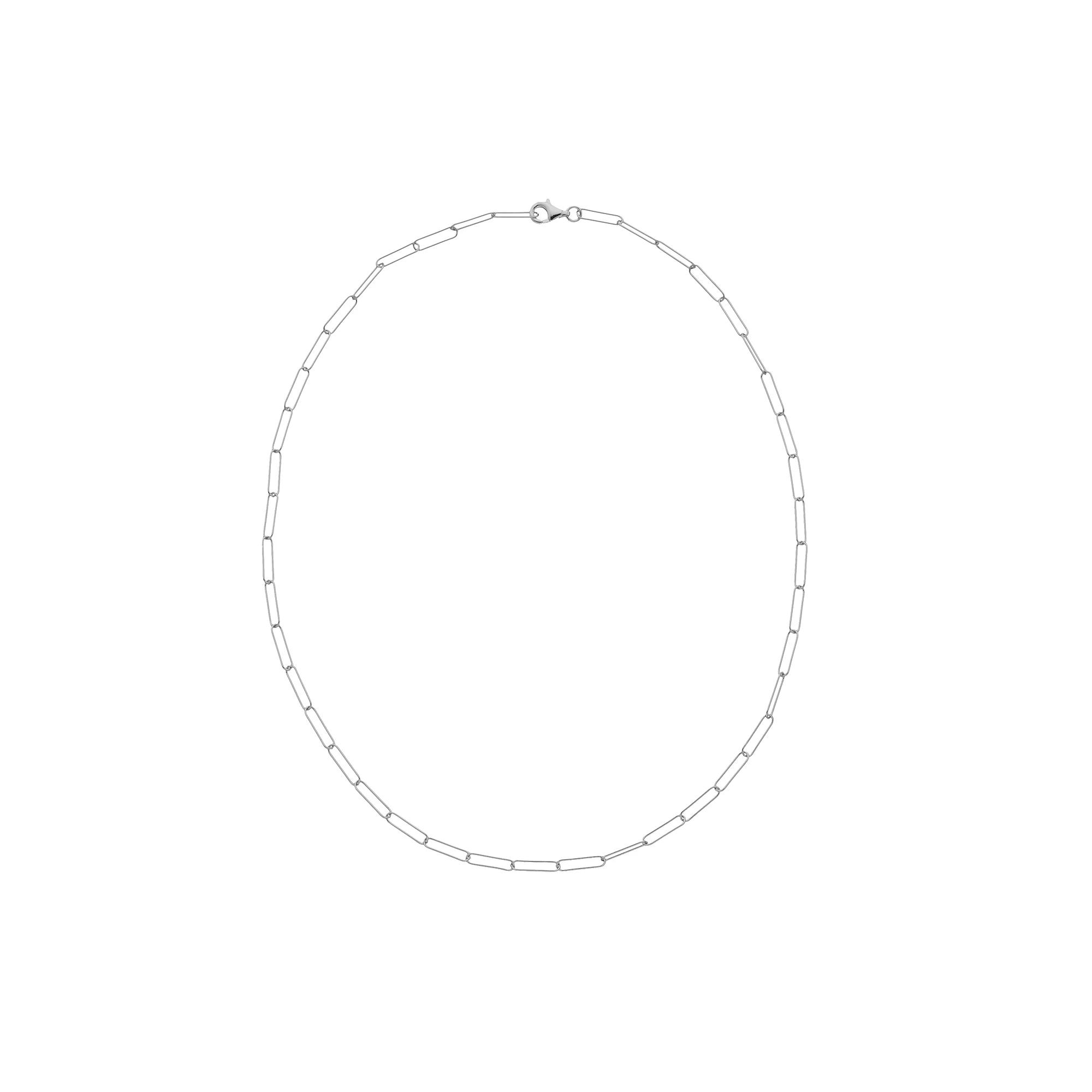 Adornia Link Chain Necklace, Women's, Silver Tone Product Image