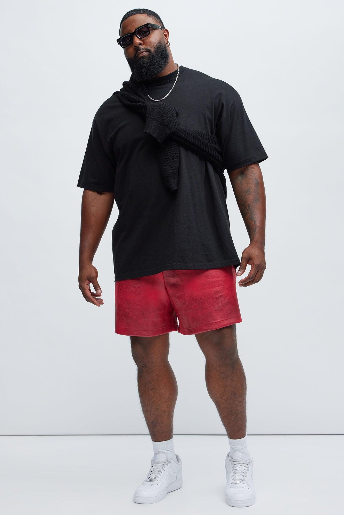 Scorched Relaxed Shorts - Red Product Image