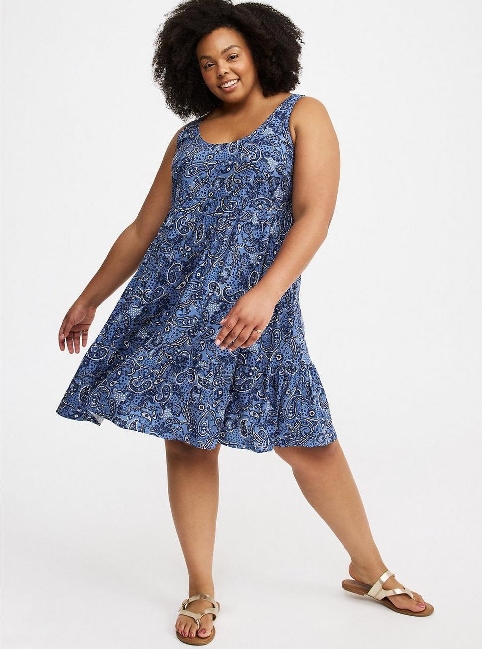 Tiered Tank Mini Dress Product Image