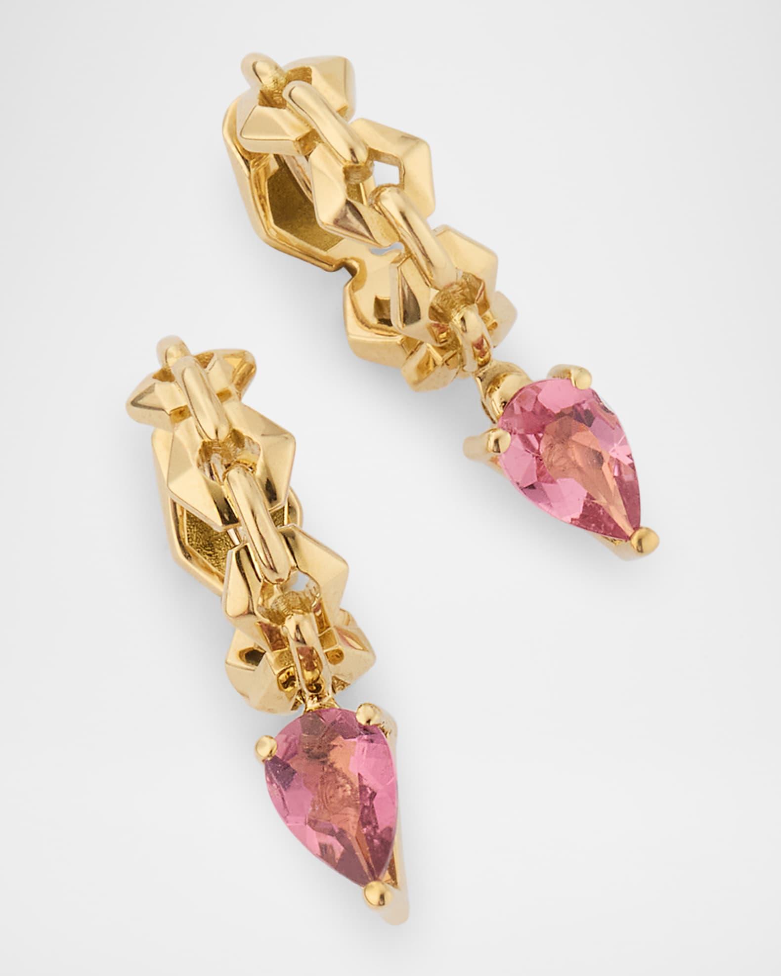 18K Yellow Gold Bond Mini Hoop Earrings Product Image