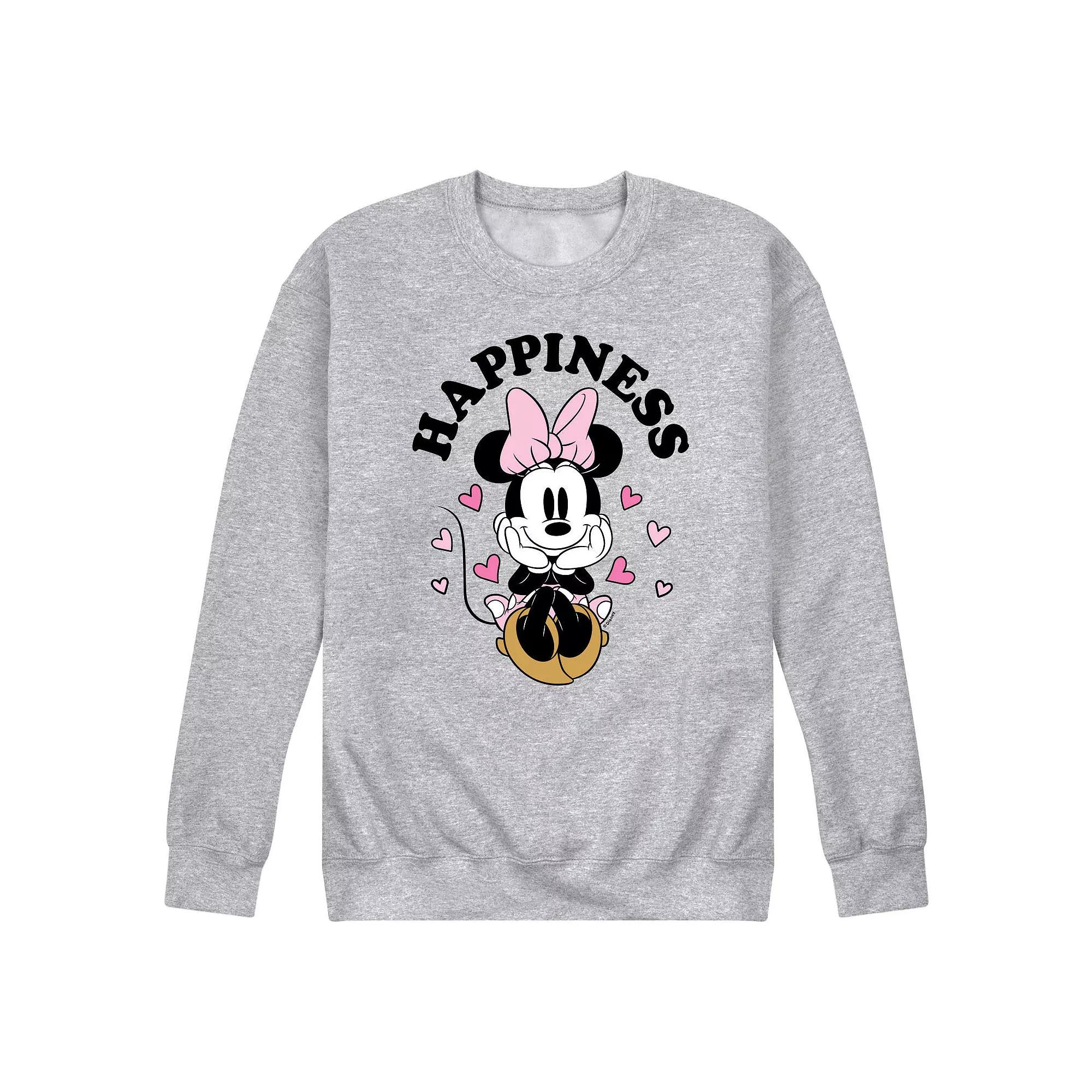 Disney's Minnie Mouse Men's Happiness Fleece Sweatshirt,  Product Image