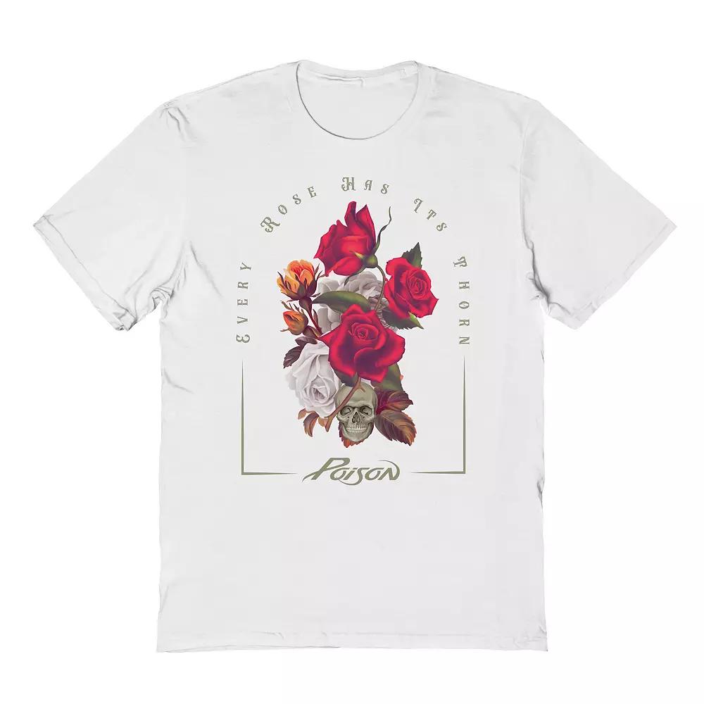 Men's Graphic Tee Every Rose Bouquet, Size: XL, White Product Image
